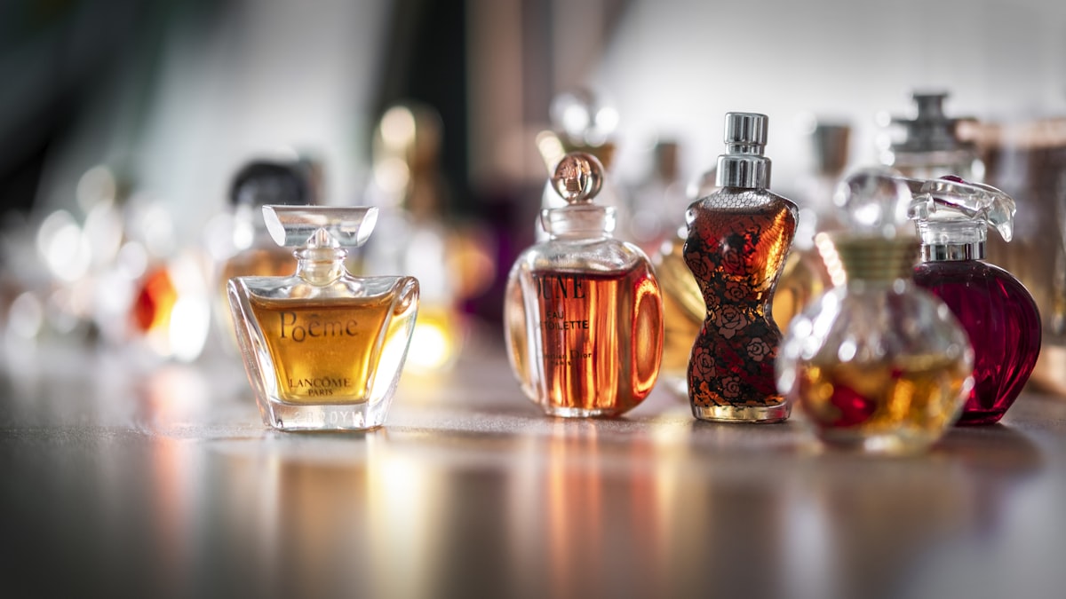 Perfumer blending bespoke scents