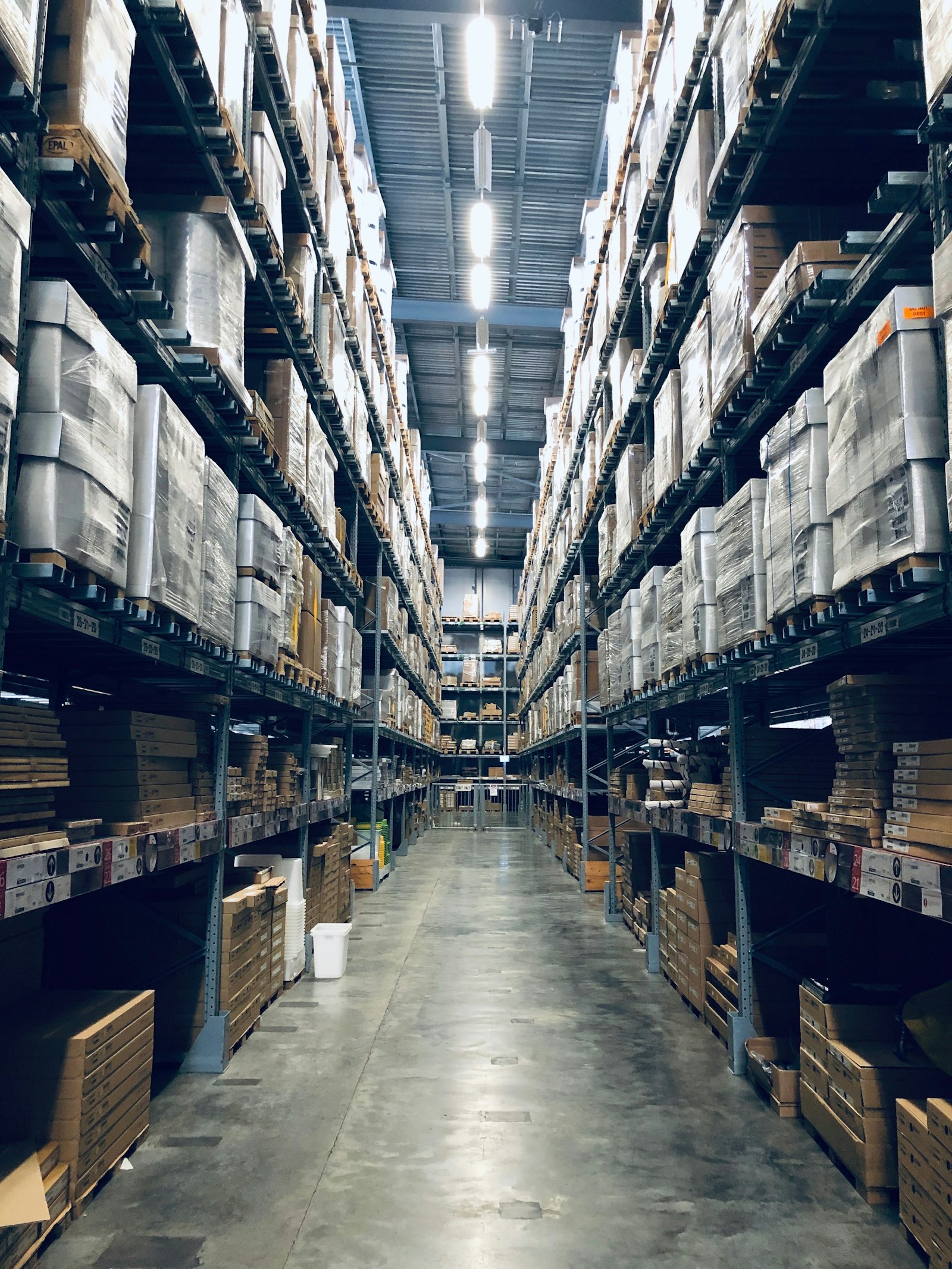 Premium packaged products ready for bulk distribution